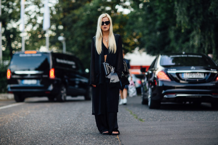 berlin fashion week, streetstyle, all black