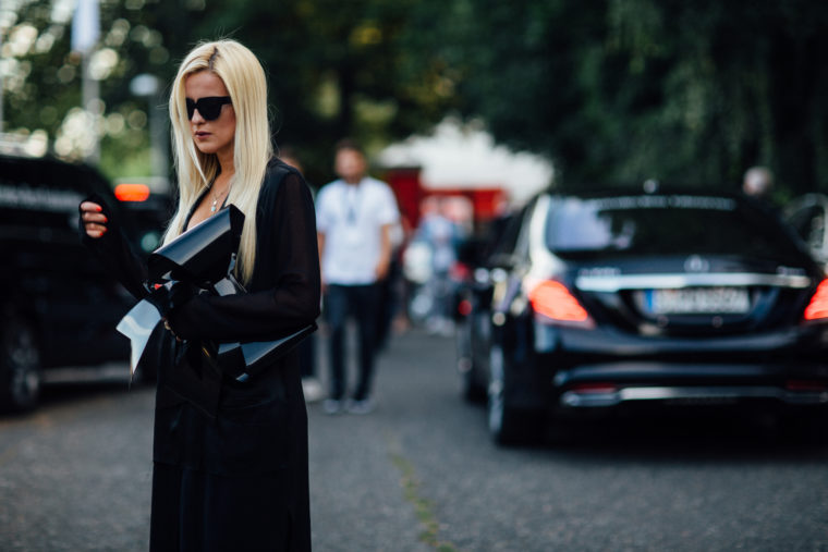 all black look, before riani show, berlin, streetstyle, palina