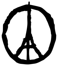 Paris #NousSommesUnis #PeaceForParis