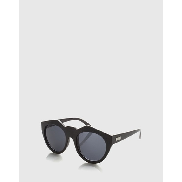 LE SPECS Sonnenbrille aus Kunststoff 'Neo Noir' Damen schwarz