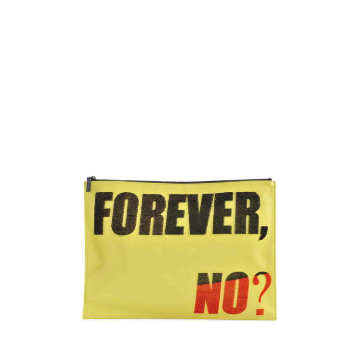 KENZO Clutch Forever No Frauen gelb yellow
