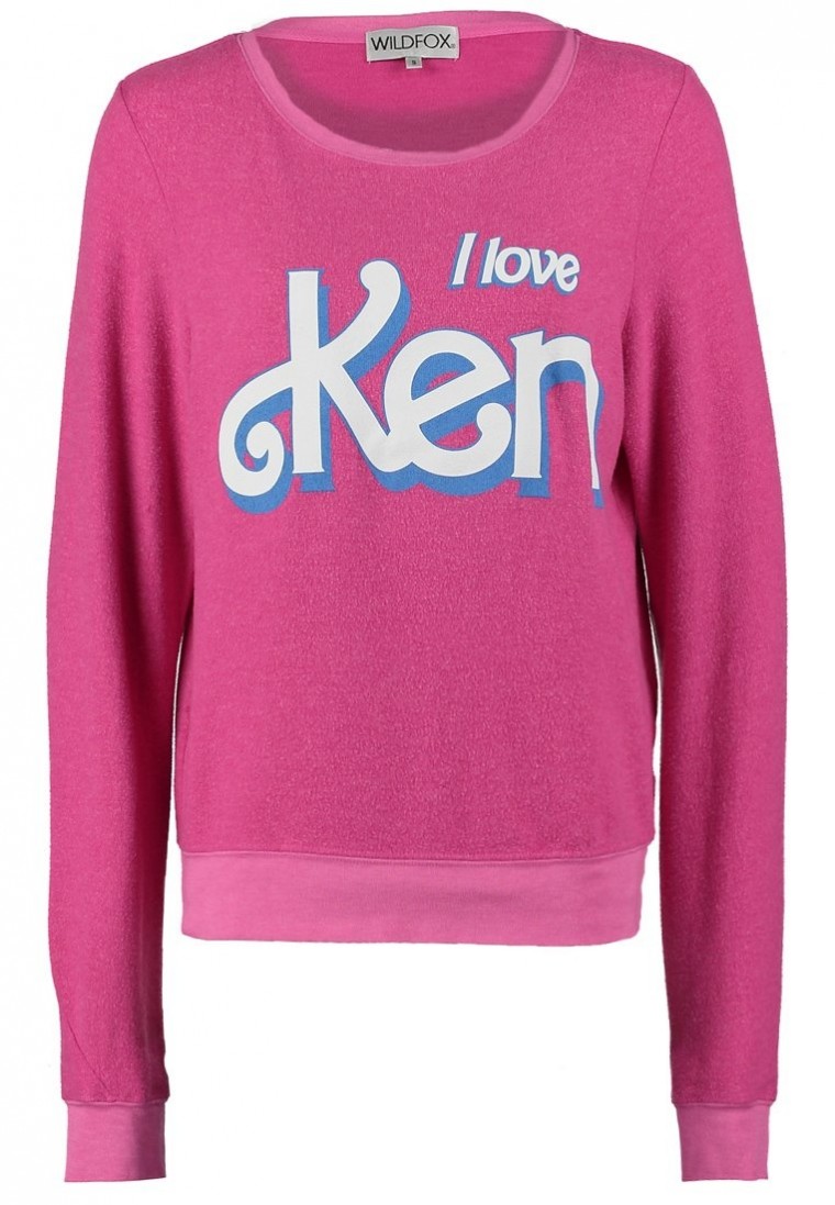 Wildfox I LOVE KEN Sweatshirt pink corvette