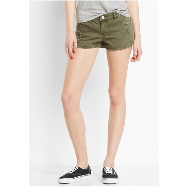 Review Heavydestroyed Short khaki