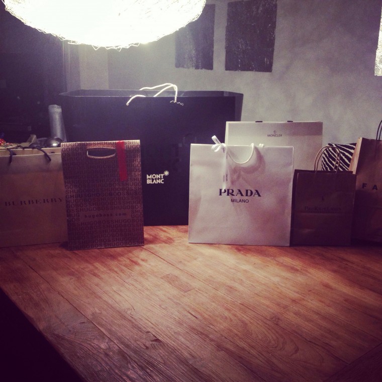 Big Christmas presents shopping