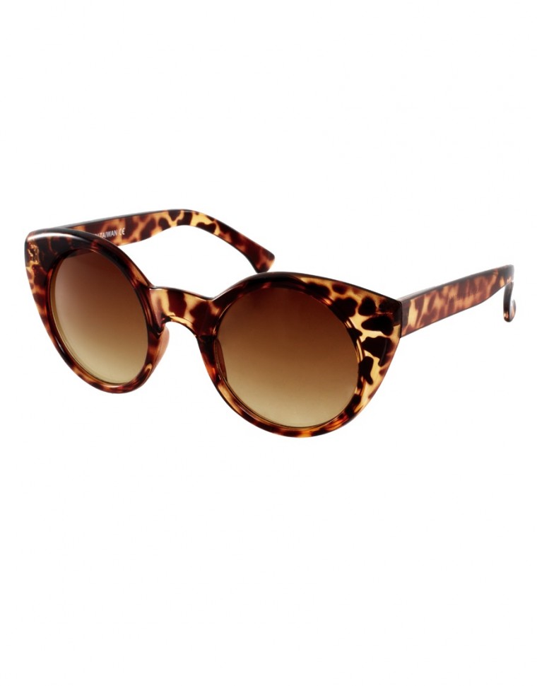 ASOS - Kitten - Sonnenbrille im Katzenaugen-Design - Tortoise