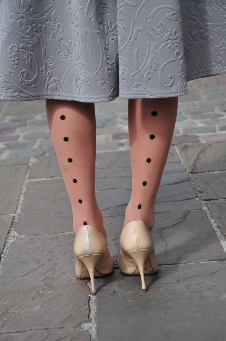 Blogwalk TV Spot strumpfhose mit punkten