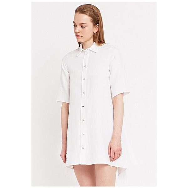 MM6 - Hemdkleid in Weiß