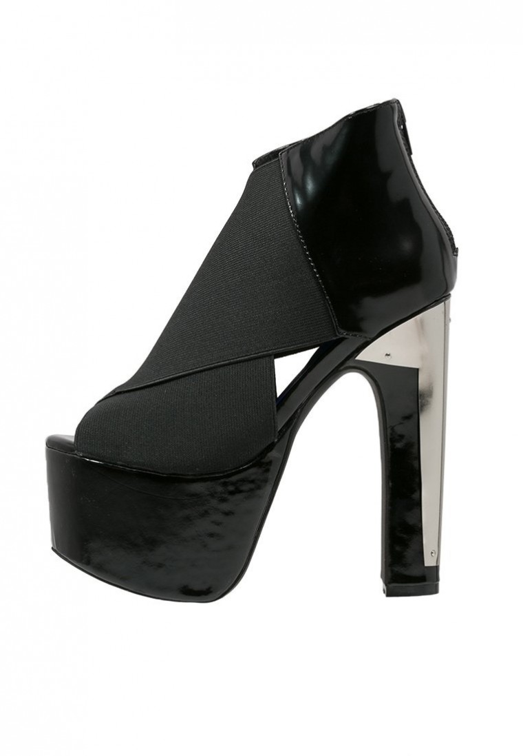 Jeffrey Campbell DEVIANT Plateausandalette black