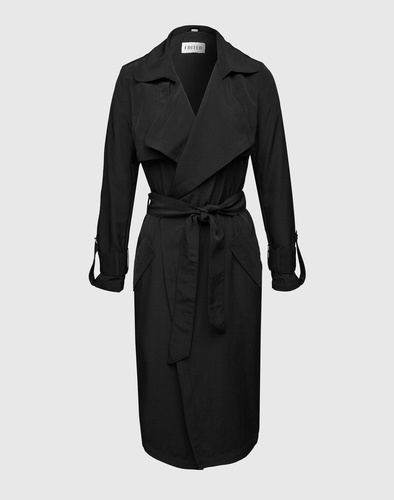 EDITED the label Trenchcoat 'Raquel' Damen schwarz