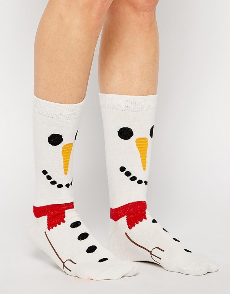 SCHNEEMAN / SNOW MAN christmas socks weihnachtssocken