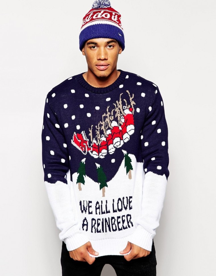 REINBEER herren weihnachts pullover christmas