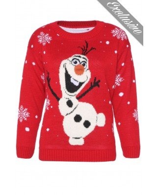 OLAF damen weihnachts pullover christmas