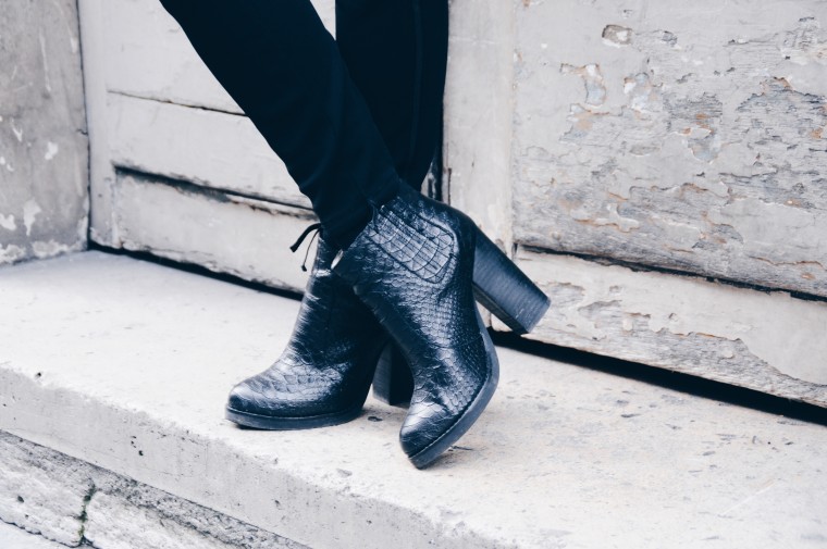 buffalo stiefeletten schwarz black boots