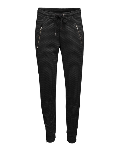 FIVEUNITS Stoffhose im Jogging-Stil 'Mila' schwarz