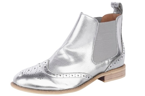 Budapester BEST CONNECTIONS Stiefelette silber metallic