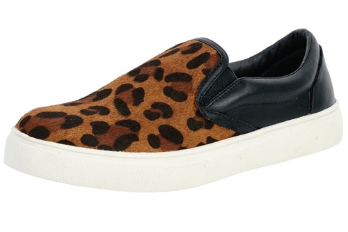 Slipper BEST CONNECTIONS Slipper schwarz leo