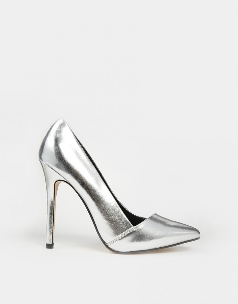 Pumps ASOS - PENSIVE - Spitze Absatzschuhe - Silber metallic