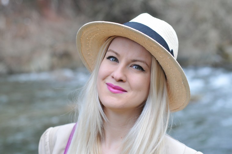 gewinnspiel freikarten rock the blog cebit 2015 hannover blogwalk palina pralina strohhut blogger fashion