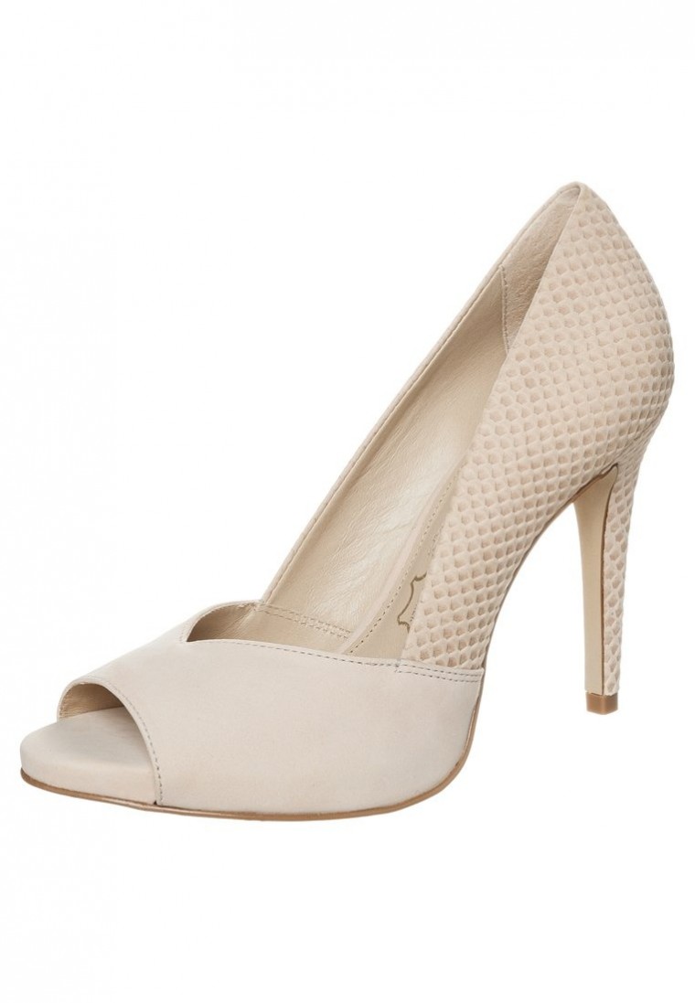 Buffalo Peeptoe nobuck nude