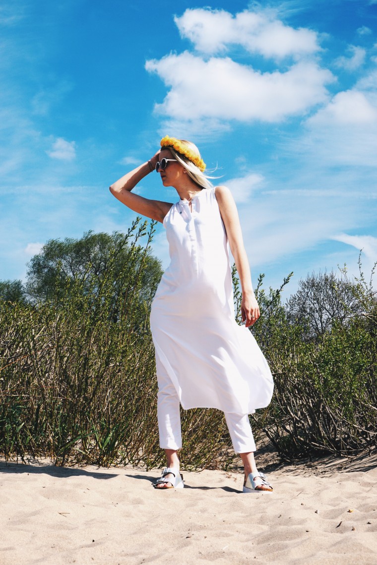 festival chic und lässig in weiß