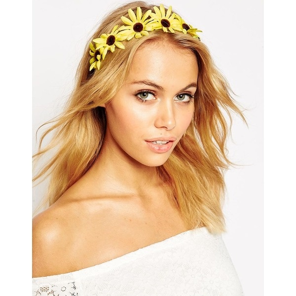 ASOS Summer Daisy Headband - Gelb