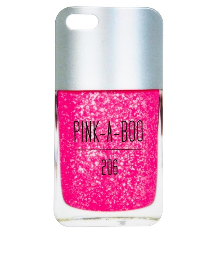 ASOS - iPhone 5-Hülle mit Nagellack-Design - Mehrfarbig