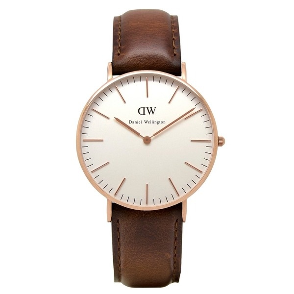 Daniel Wellington ST. MAWES Uhr roségoldfarben/braun