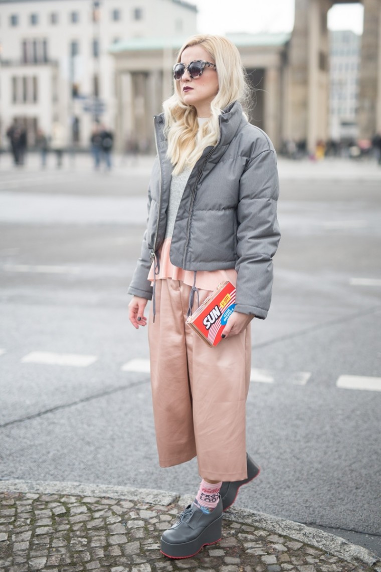 asos culotte hosenrock look nude grau mercedes benz fashion week berlin streetyle fashion 2015 blogger most successful german blogwalk palina pralina mode bloggerin köln