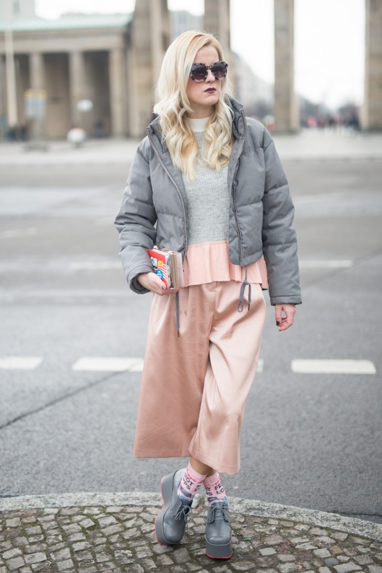 asos grau look nude culotte hosenrock mercedes benz fashion week berlin streetyle fashion blogger most successful german blogwalk palina pralina mode bloggerin köln