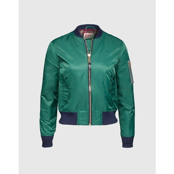 Schott NYC Bomberjacket Damen grün