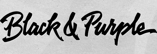 My new Black & Purple shirt