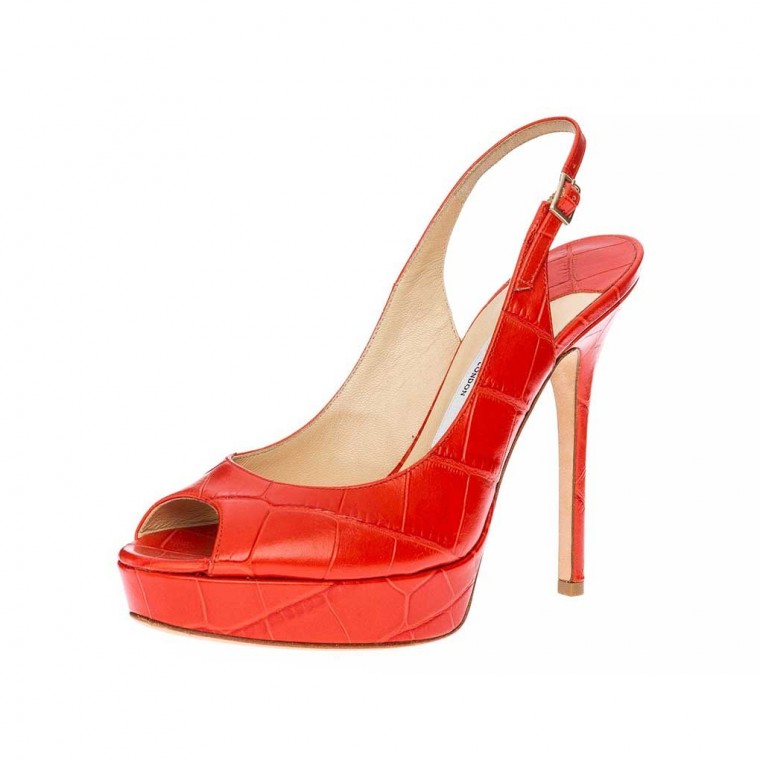 JIMMY CHOO High Heels rot braun