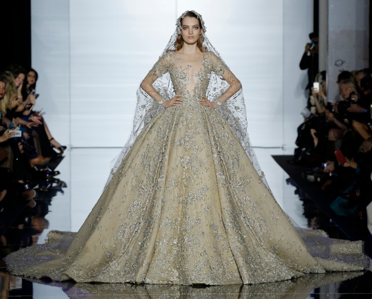 ZUHAIR MURAD bride paris haute couture spring ss 2015 fashion week