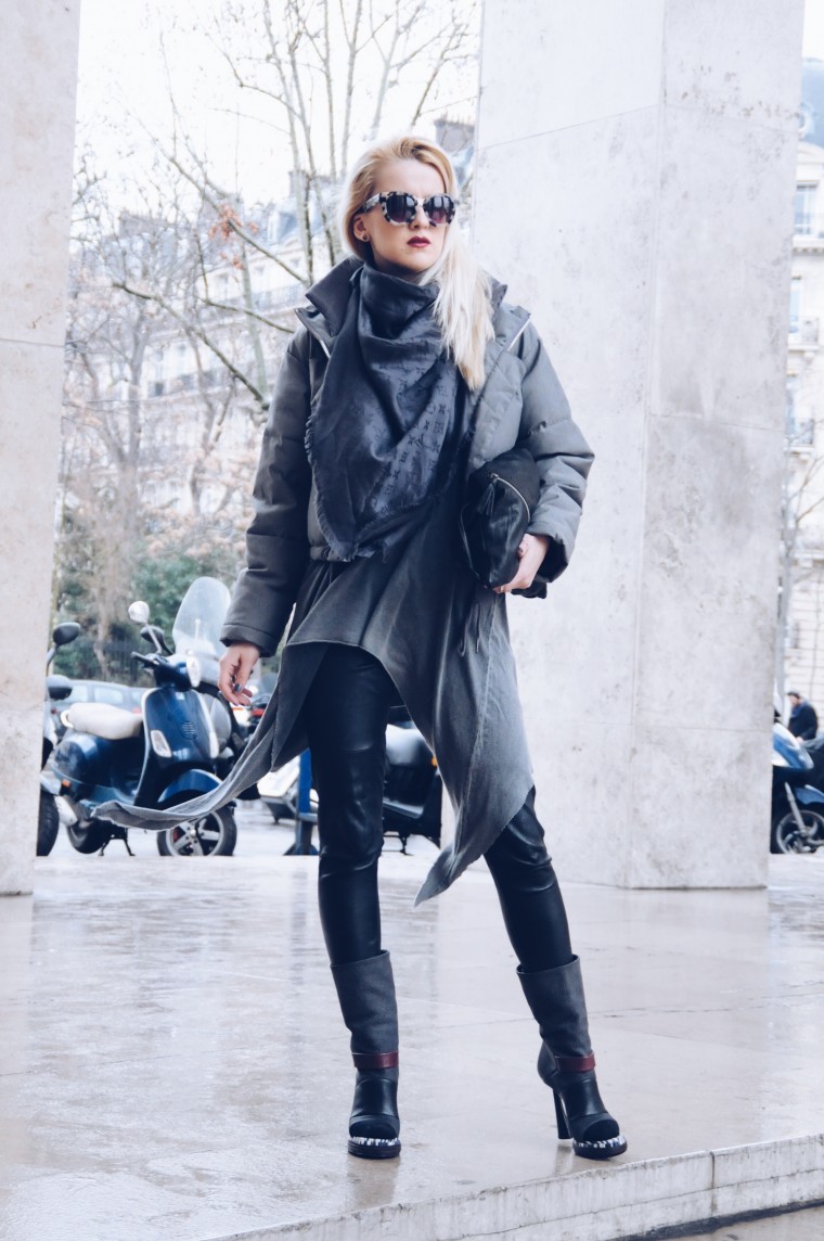 blogwalk look style outfit paris fashion week 2015 balenciaga asos margiela louis vuitton haute couture fashion blogger palina pralina german köln mode blogger streetstyle