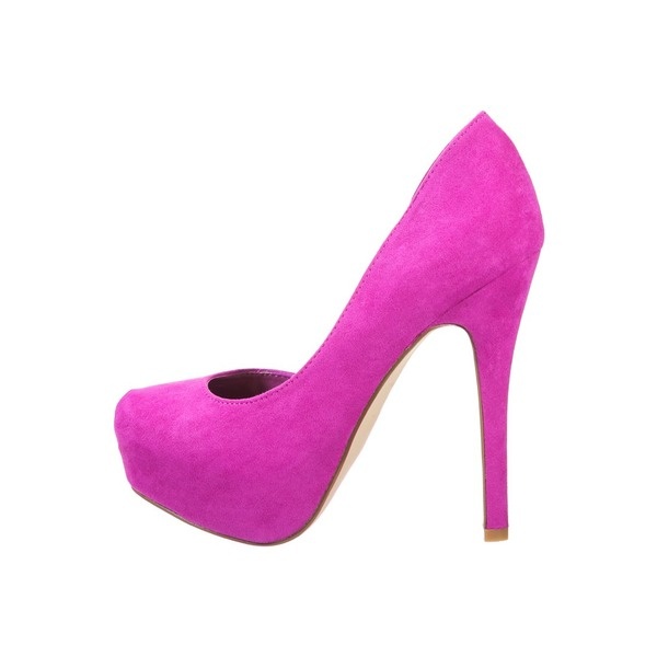 New Look TRACKSUIT Plateaupumps fuchsia