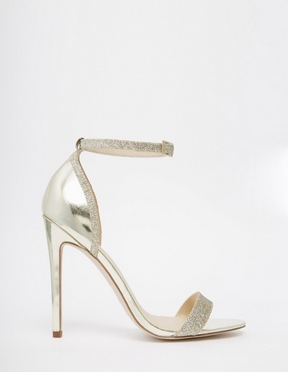 jimmy choo look a like goldene high heels sandalen