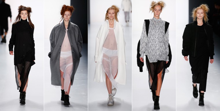 odeur fashion show 2015 mercedes benz fashion week berlin runway models transparent oversized look style