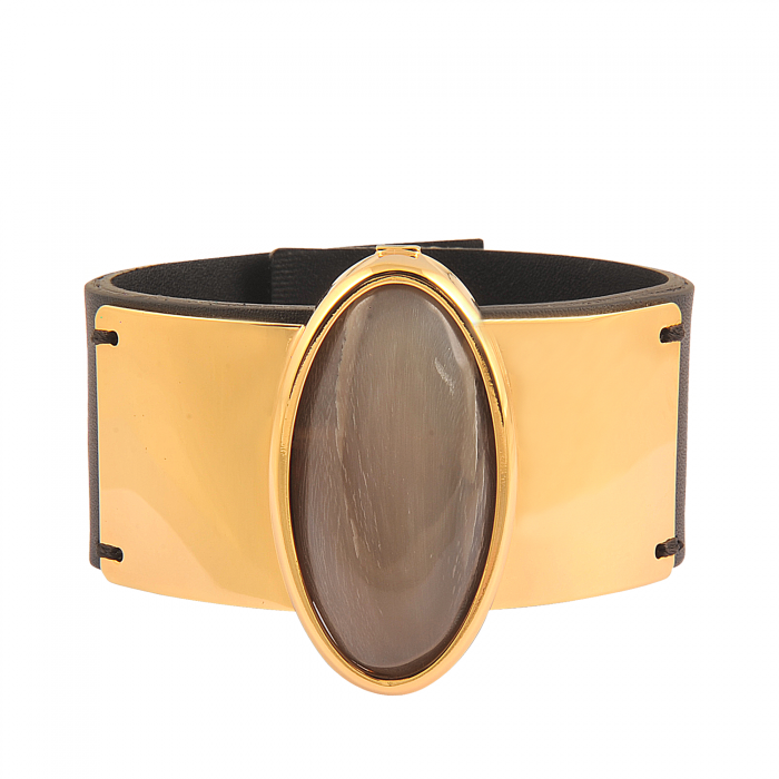 MARNI Armband Lederet Horn Ovale Frauen
