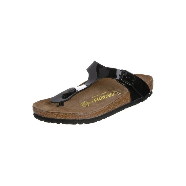 Birkenstock GIZEH Zehentrenner black lacquer