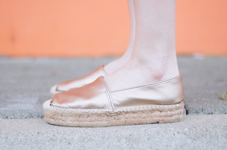 Buffalo Espandrilles in gold