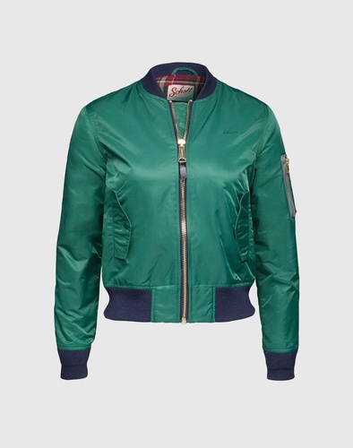 Schott NYC Bomberjacket Damen grün