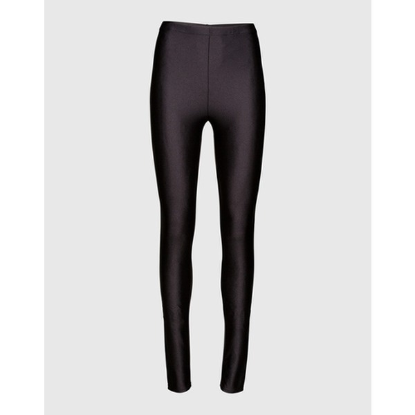 minimum Glanz-Leggings 'Aime' Damen schwarz