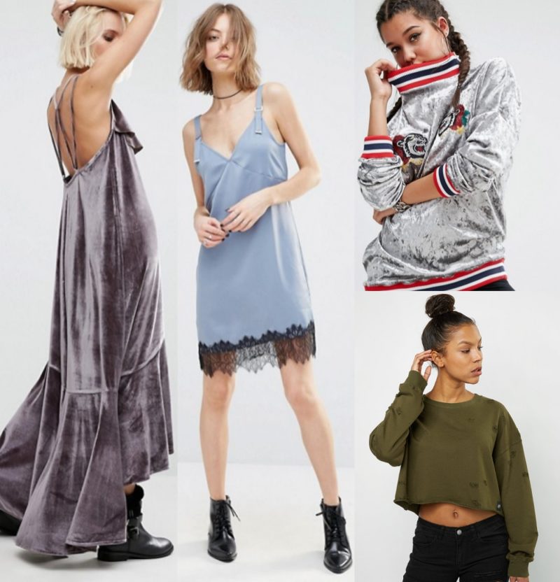 shopping trends 2017, samt, pastell, babyblau, khaki
